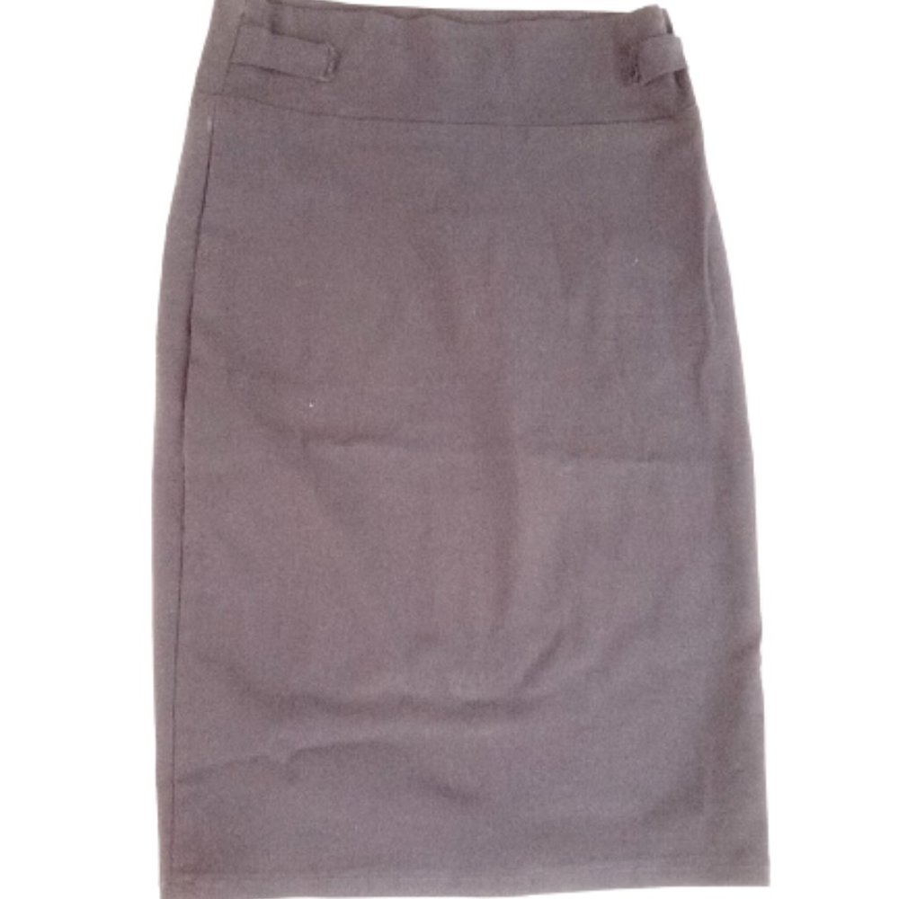 Black Stretch Pencil Skirt Fits Small